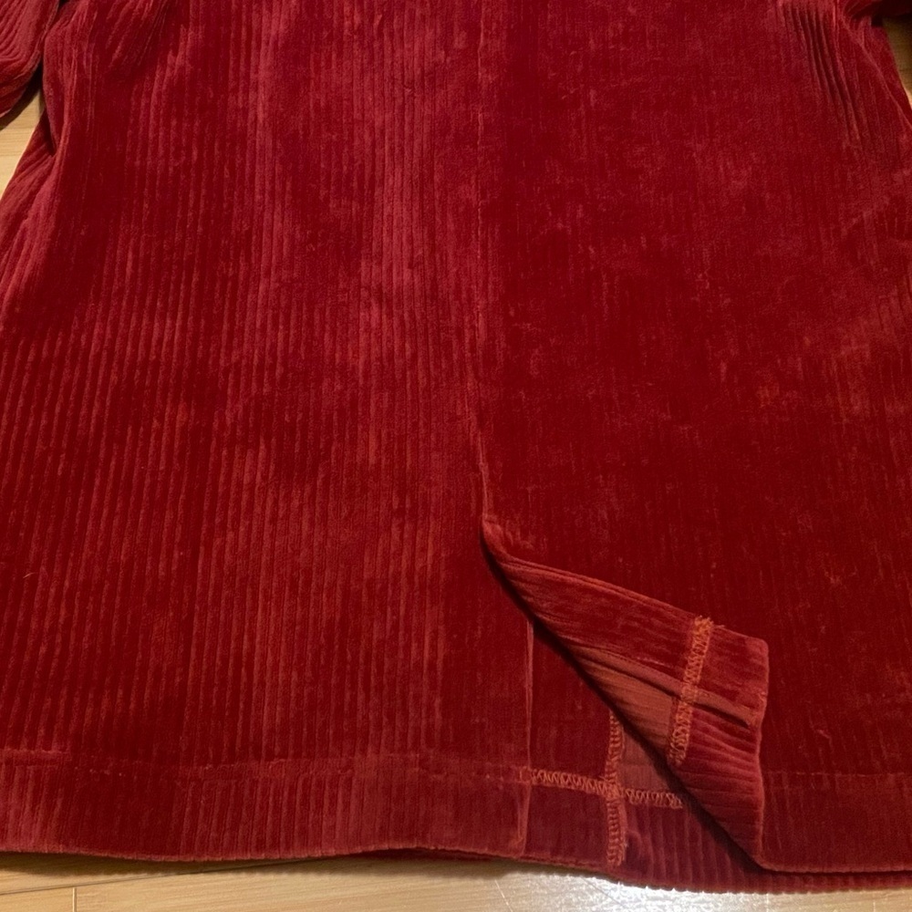 Marine Layer Montreal Corduroy Blazer Jacket Rosewood Red Size Small - Picture 7 of 8